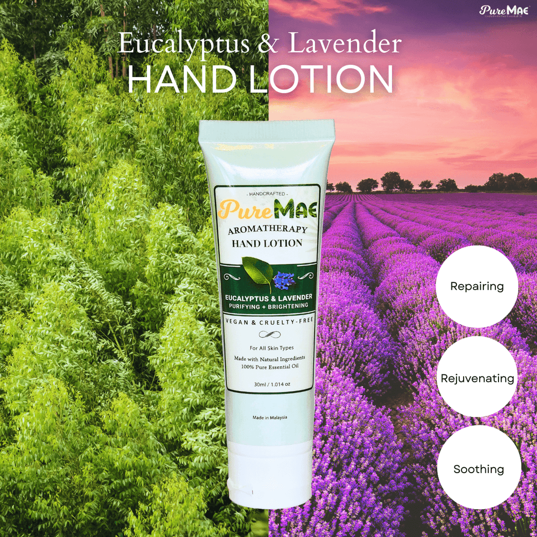 Aromatherapy Hand Lotion - Eucalyptus & Lavender 30ml