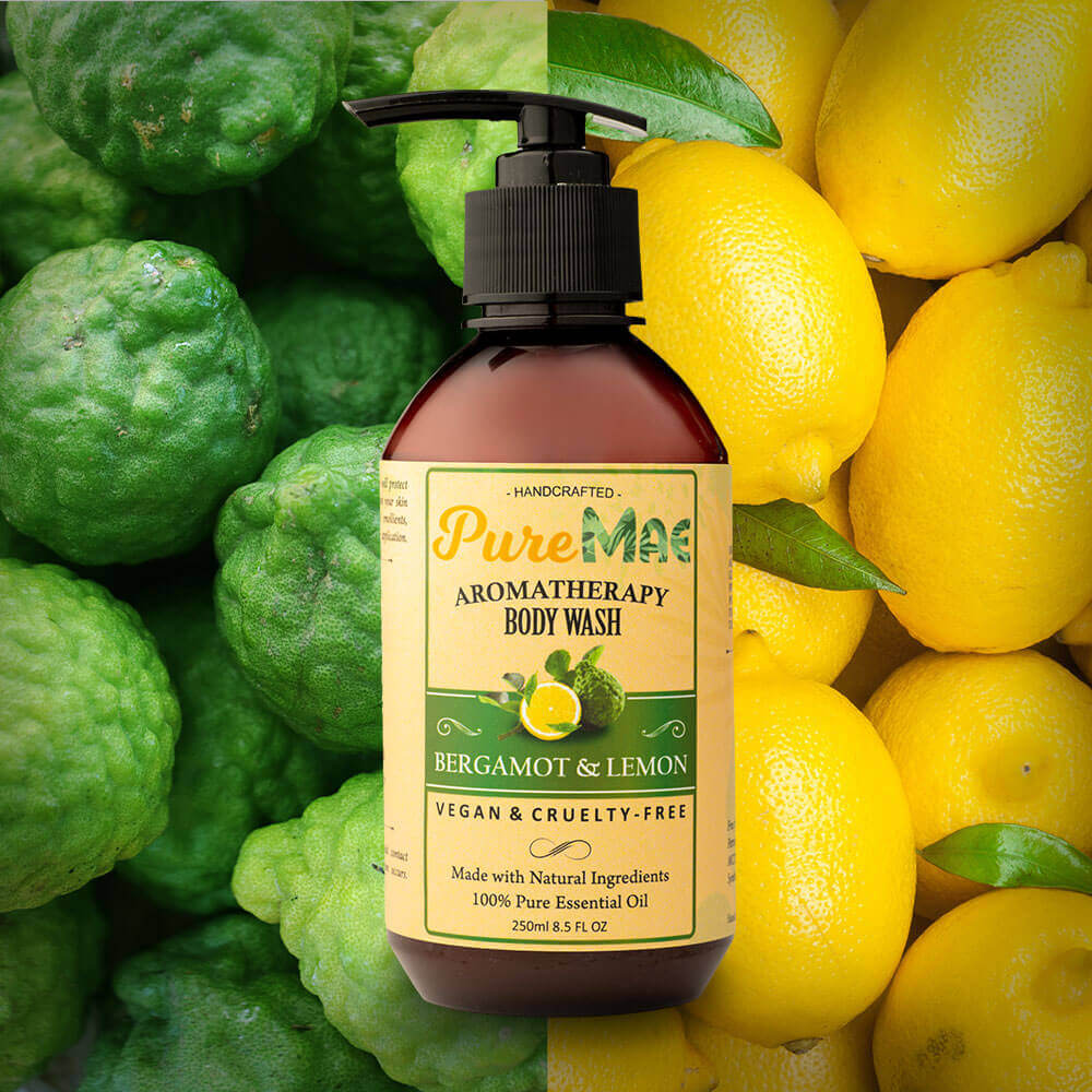 PureMAE Aromatherapy Bergamot & Lemon Body Wash