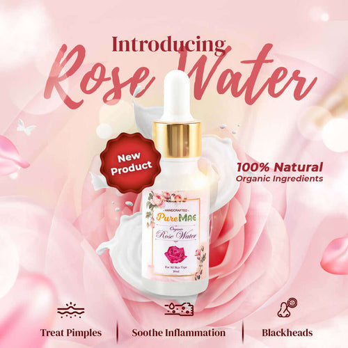 PureMAE Aromatherapy Pure Organic Rosewater