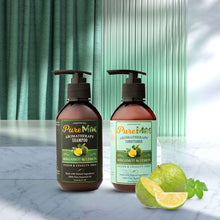 Load image into Gallery viewer, PureMAE Aromatherapy Bergamot &amp; Lemon Shampoo &amp; Conditioner
