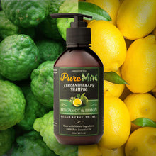 Load image into Gallery viewer, PureMAE Aromatherapy Bergamot &amp; Lemon Shampoo
