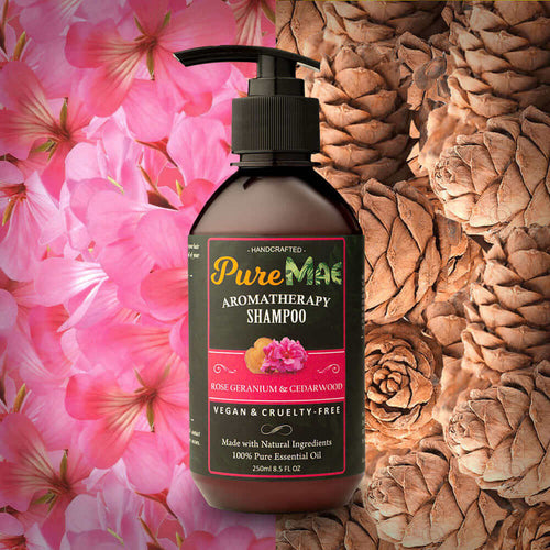 PureMAE Aromatherapy Rose Geranium & Cedarwood Shampoo