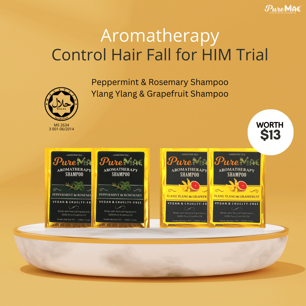 PureMAE Aromatherapy Control Hair Fall for HIM Trial