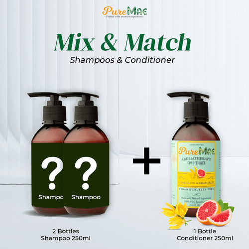PureMAE Aromatherapy Mix & Match Shampoos & Ylang Ylang Grapefruit Conditioner